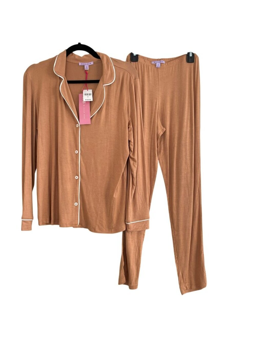 Hale Bob $120 Womens Brown Pajama Set Small NEW